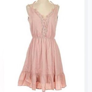 NWT Listicle Boho Lace & Ruffle Dress